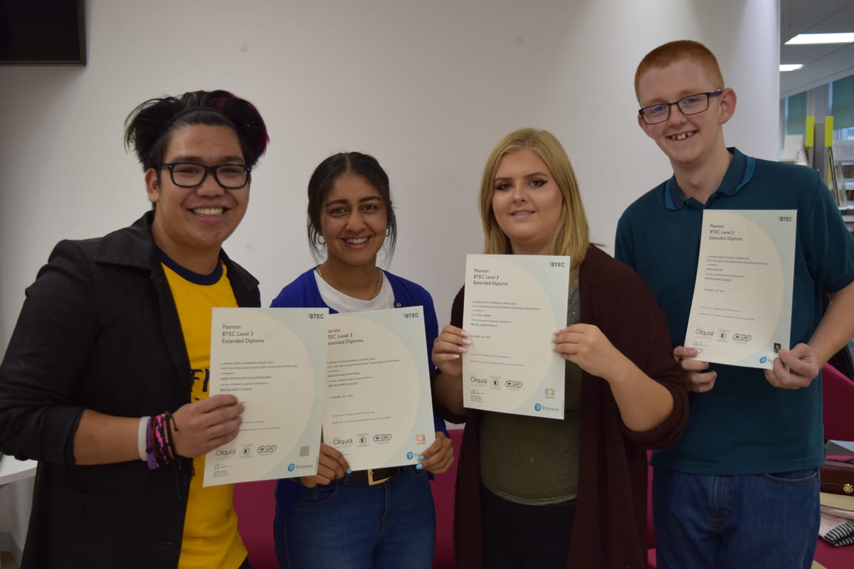 Results Day for BTEC Students