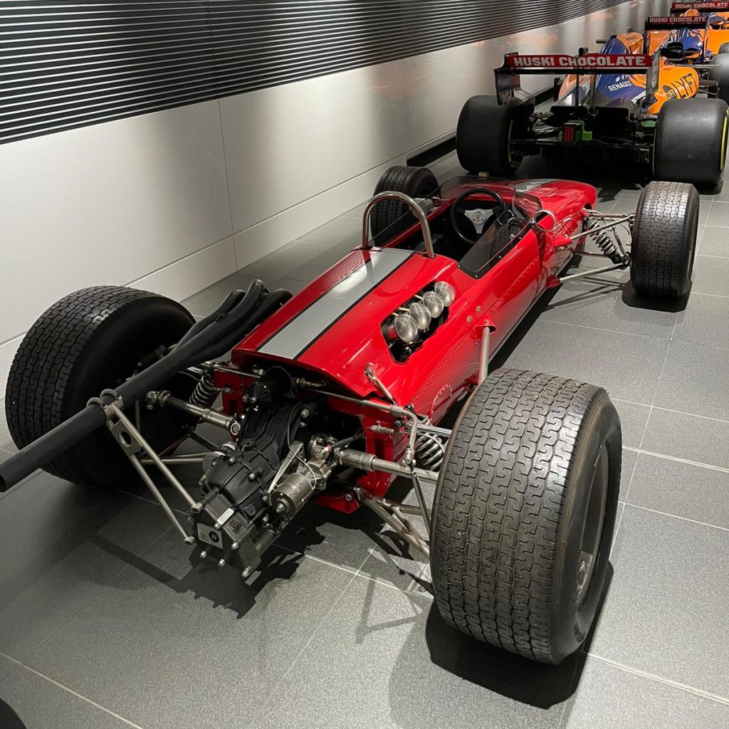 McLaren Tour March 23 Racing Car red