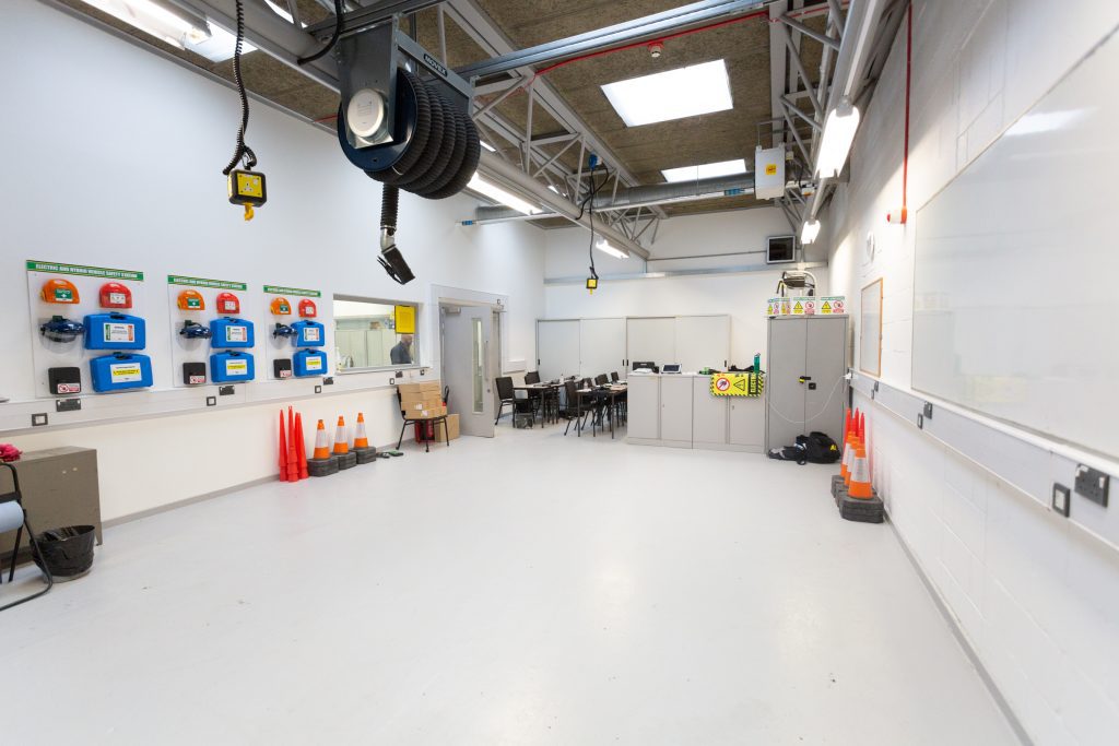 Electric Vehicle Workshop Area