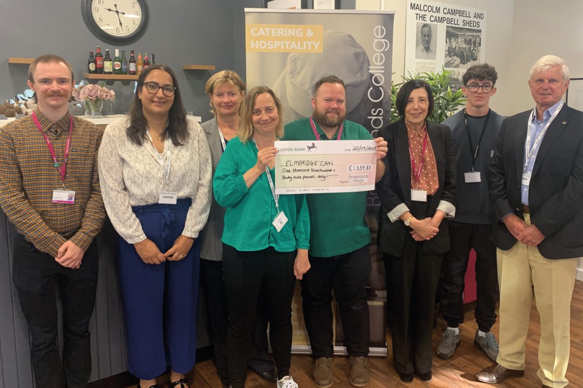 College donate to local charity